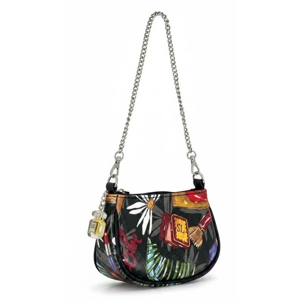 Sydney Love Mini Purse Novelty Fashion Print Micro Bag Chain Strap Charm Y2K